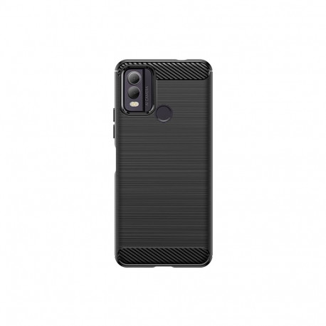 Carbon Case silicone case for Nokia C22 - black