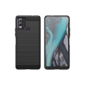Carbon Case silicone case for Nokia C22 - black
