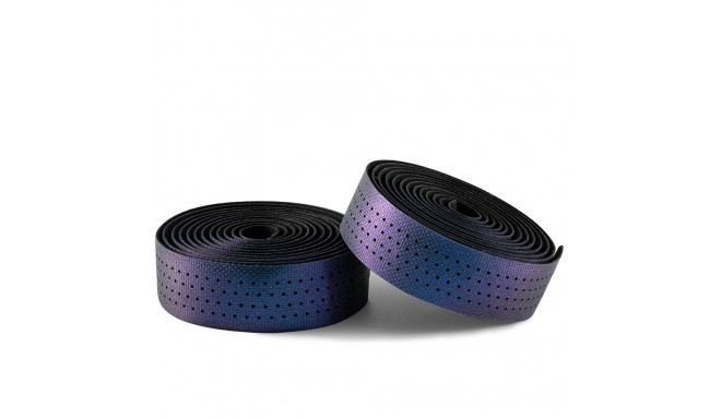 Rockbros Handlebar Tape Perforated Silicone with Chameleon Effect - Purple