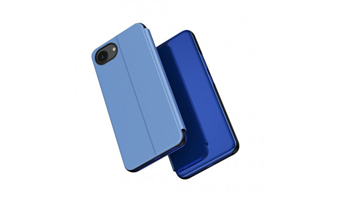 Clear View Case for iPhone 16e / 17e Flip Cover - Blue