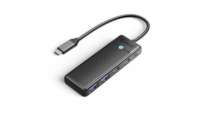 Hub USB-C Orico PAPW2AC-C3 docking station 2x USB-A 3.0 + 2x USB-C 3.0 - black