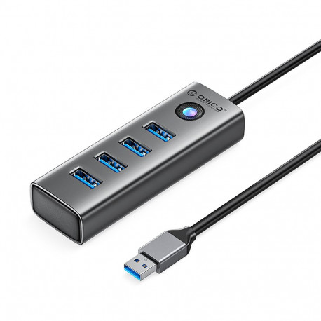 Orico PDD4U-U3 Hub 4x USB-A 3.0 - Gray