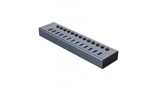Orico BT2U3-13AB Hub 13x USB-A 3.0 with switches - gray