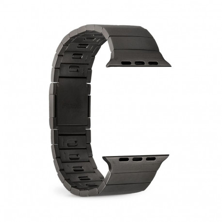 Puro TITAN Stainless Steel Apple Watch Band 42/44/45/49mm - Black