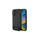 Guess 4G Bottom Stripe Case for iPhone 16 Plus 6.7" - Gray