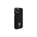 Guess Silicone Logo Strass 4G Case for iPhone 15 Plus / 14 Plus 6.7" - Black