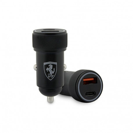 Ferrari PD-QC 3.0 20W Fast Charge Car Charger - Black