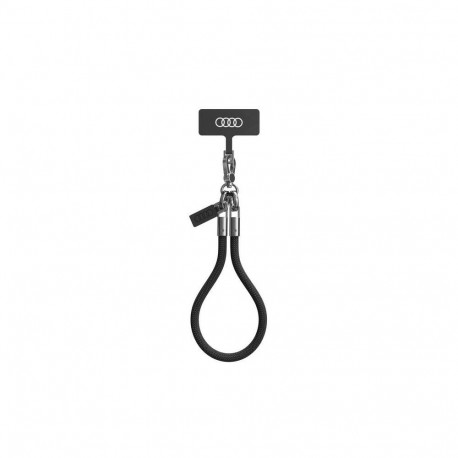 Audi Crossbody Lanyard Universal 28cm x 8mm - Black