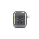 Audi IML Geometric Pattern Case for AirPods 1 / 2 - Gray