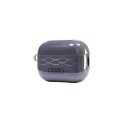 Audi IML Geometric Pattern AirPods Pro 2 Case - Gray
