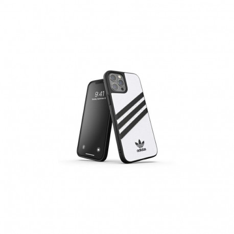 Adidas OR Moulded Case PU for iPhone 12 Pro Max - White/Black