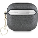 Guess Metallic Script Charm Case for AirPods 4 - Black Guess Metallic Script Charm Case for AirPods 4 - Black