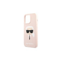 Karl Lagerfeld Silicone Karl`s Head Case for iPhone 13 Pro Max 6.7" - Light Pink
