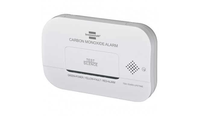 Brennenstuhl CM A 3030 carbon monoxide and gas sensor with alarm signal and LED display - white