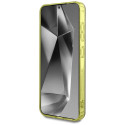 Guess 4G Glitter Triangle Buttons MagSafe Case for Samsung Galaxy S25 Brown
