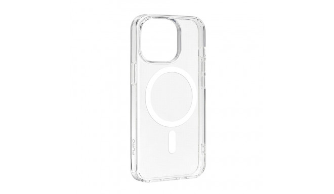 Puro Lite Mag MagSafe Silicone Case for iPhone 15 Pro Max - Transparent
