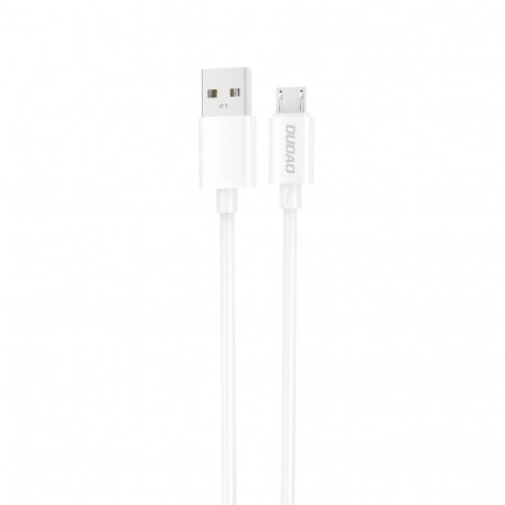 Dudao L4SM USB-A / micro USB cable 2A 1m - white