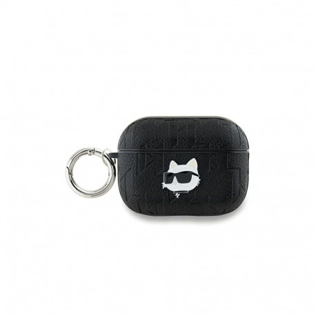 Karl Lagerfeld Monogram Choupette Head case for AirPods Pro 2 - black