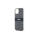 DKNY IML Mono & Stripe MagSafe Case for iPhone 15/14/13 - Black