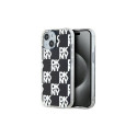 DKNY IML Checkered Mono Pattern case for iPhone 15 / 14 / 13 - black