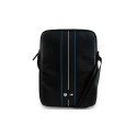 BMW Carbon & Blue Stripe bag for a 10" tablet - black