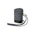 Guess Zip GCube Bottom Stripe phone bag - black