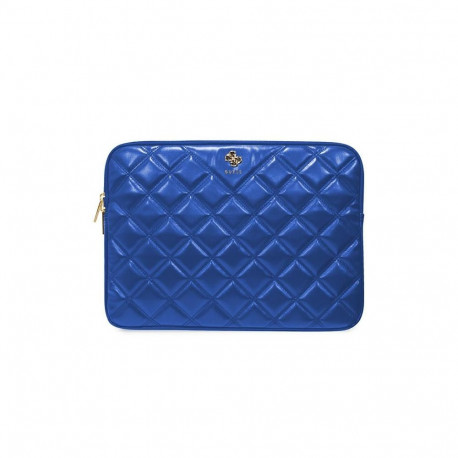 Guess 4G Quilted case for a 14" laptop - blue