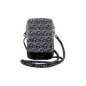Guess Zip GCube Bottom Stripe phone bag - black