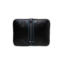 BMW Carbon & Blue Stripe sleeve for a 14" laptop - black
