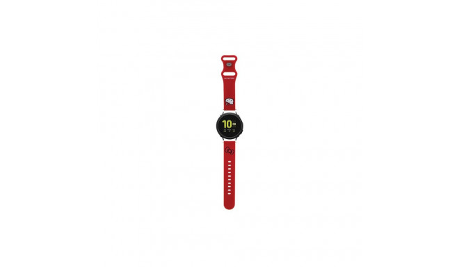 Hello Kitty Silicone Kitty Head strap universal 20mm - red