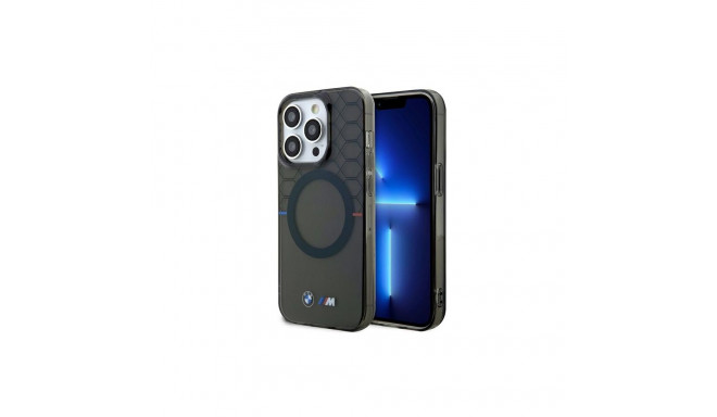BMW Pattern MagSafe case for iPhone 13 Pro Max - gray