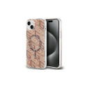 Guess IML GCube MagSafe case for iPhone 15 / 14 / 13 - brown