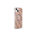 Guess IML GCube MagSafe case for iPhone 15 / 14 / 13 - brown