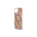 Guess IML GCube MagSafe case for iPhone 15 / 14 / 13 - brown