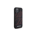 AMG Silicone Large Rhombuses Pattern MagSafe Case for iPhone 15/14/13 - Black