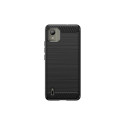 Carbon Case silicone case for Nokia C110 - black