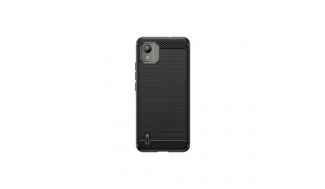 Carbon Case silicone case for Nokia C110 - black