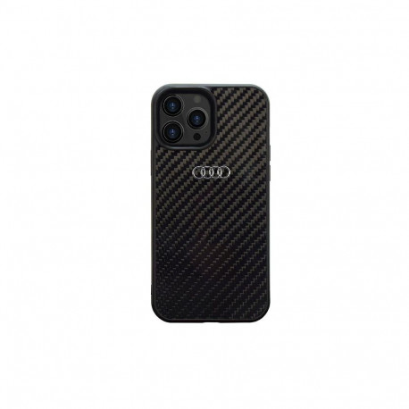 Audi Carbon Fiber iPhone 13 Pro Max 6.7" black/black hardcase AU-TPUPCIP13PM-R8/D2-BK