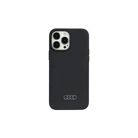 Audi Silicone Case iPhone 13 Pro Max 6.7" black/black hardcase AU-LSRIP13PM-Q3/D1-BK
