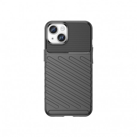 Armored iPhone 15 Plus Thunder Case - black