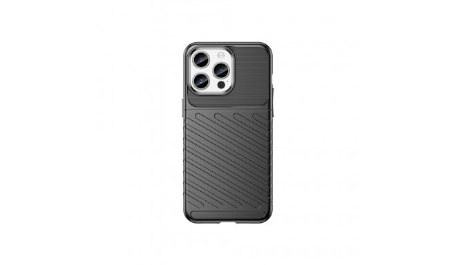 Armored iPhone 15 Pro Max Thunder Case - black