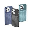Armored iPhone 15 Pro Max Thunder Case - blue
