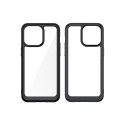 Reinforced case with flexible frame for iPhone 15 Pro Outer Space - blue