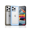 Reinforced case with flexible frame for iPhone 15 Pro Outer Space - blue