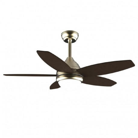 Ceiling Fan with Light Cecotec EnergySilence Aero 4200 Brown Golden 15 W 53 W