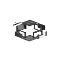 Lanberg WFFA-5604-10B seinapealne rack-kapp 4U must