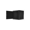 Lanberg WF01-6612-00B rack cabinet 12U Wall mounted rack Black