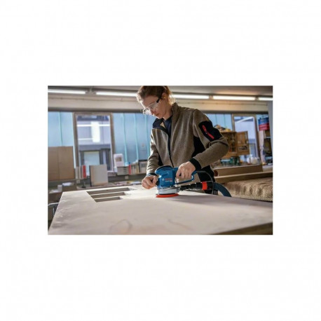 Bosch eksentriklihvmasin GEX 34-150 professional 12000RPM 24000OPM, must, sinine, hall, punane