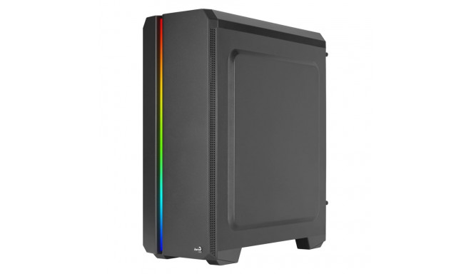 Aerocool GENESISV2BK PC ATX korpus esipaneel LED ARGB ventilaator ARGB 12 cm must