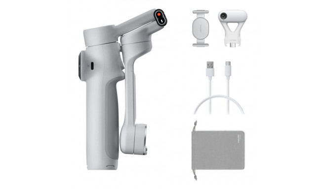 Insta360 Flow 2 AI Tracker Bundle Smartphone camera stabilizer Light grey
